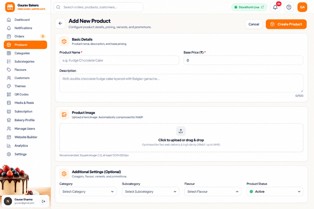 Add Custom Signature Bakes with Automatic WebP Compression & Flavor Mapping